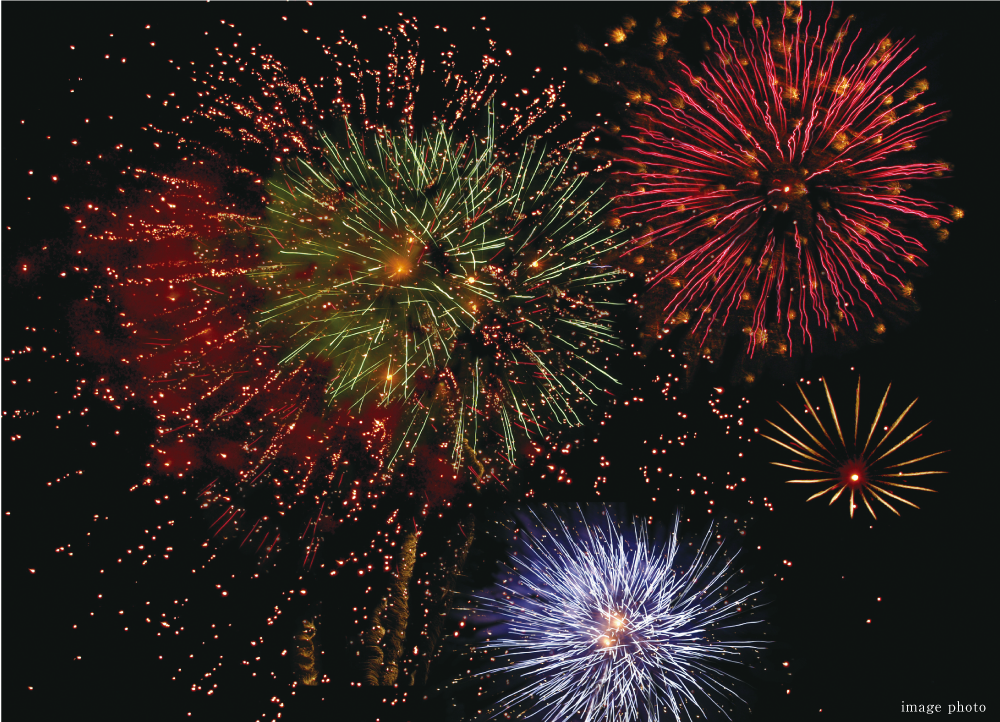 彩夏祭の花火 ※打ち上げ会場：朝霞の森（徒歩3分）