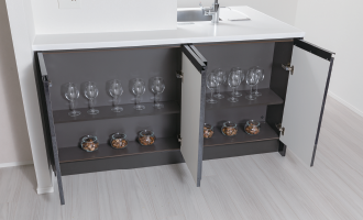 キッチンカウンター下部収納